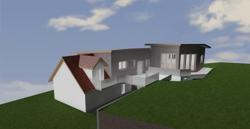 Moderne Architektur trifft Tradition - Einfamilienhaus mit innovativem Anbau