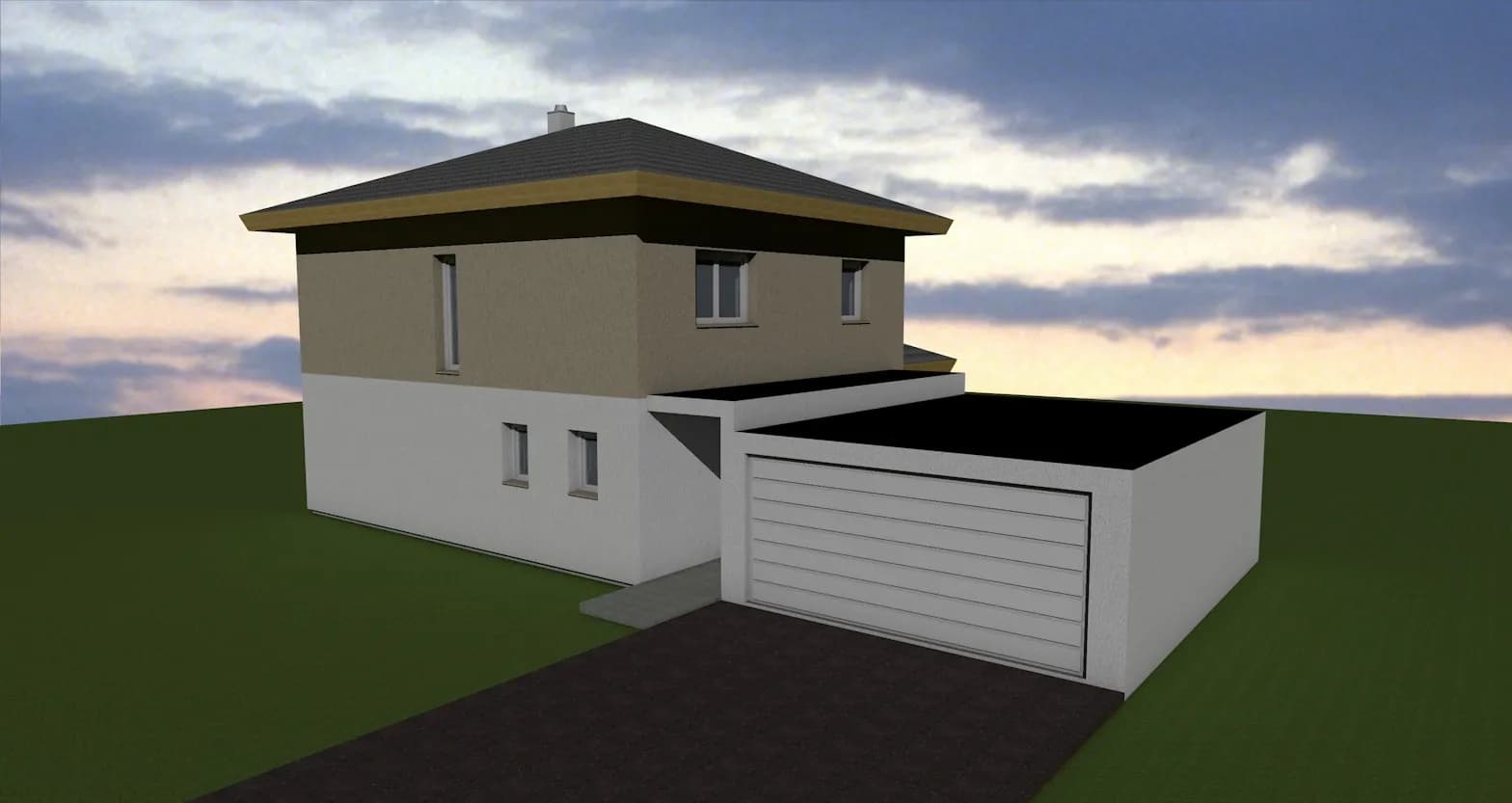 Familienfreundliches Einfamilienhaus mit modernem Anbau und überdachter Terrasse 2