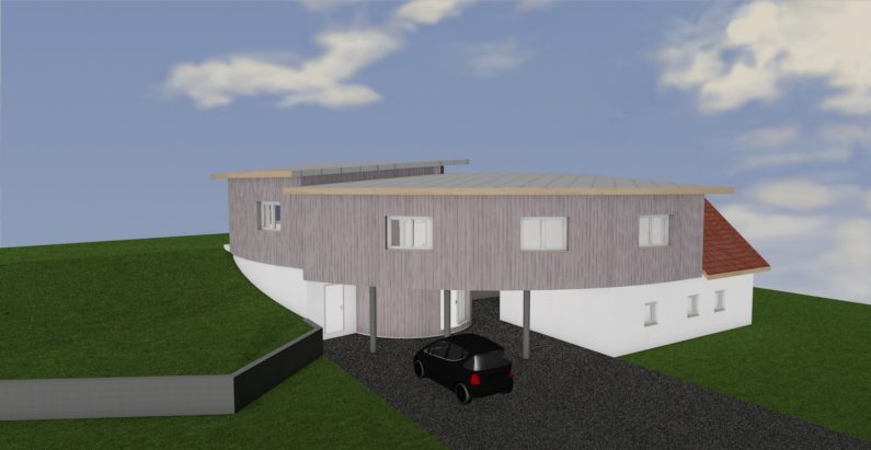 Moderne Architektur trifft Tradition - Einfamilienhaus mit innovativem Anbau